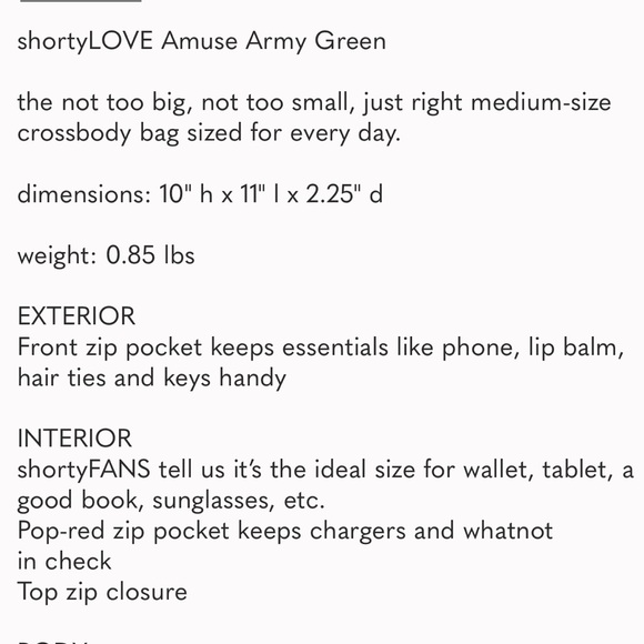 shortyLOVE Amuse Army Green - Picture 7 of 9